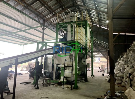 1-1.5TPH Wood Pellet Plant In Indonesia