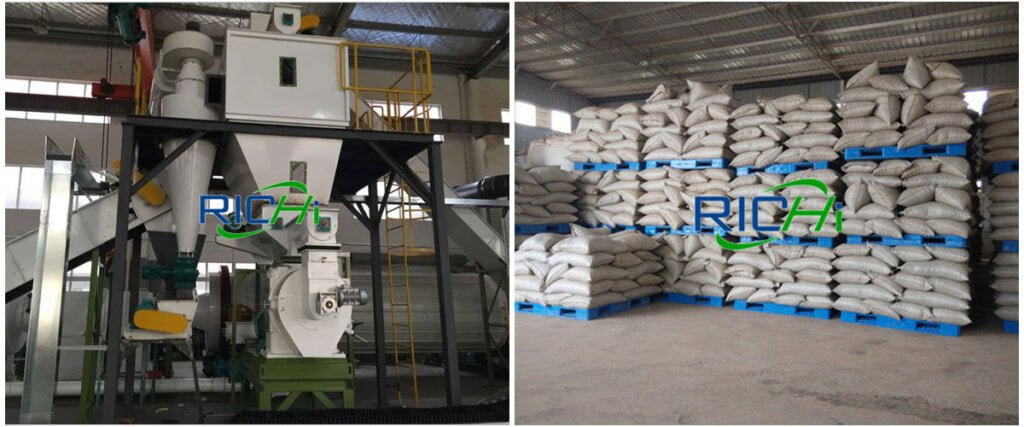Reasonable Design 5-6T/H Biomass Pelletizing Plant Solutioon