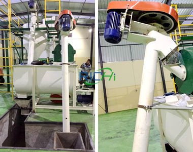 hammer mill feed grinder for Cape Verde 1-2TPH Poultry Feed Line