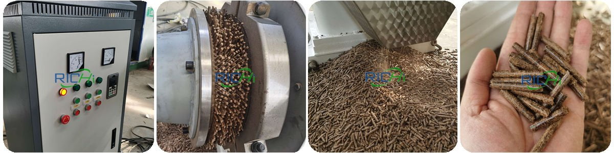 MZLH320 Sawdust Pellet Making Machine In Indonesia