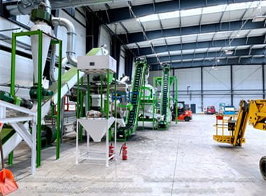 2-3T/H Waste Tire Pellet Plant in Poland