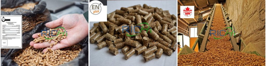 Quality standards of biomass pellet fuel