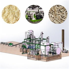 Sawdust Fuel Pellet Plant