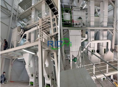 Thailand 10TPH Poultry Premix And Powder Feed Production Line