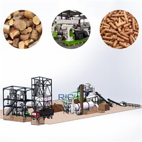 wood fuel pellet plant