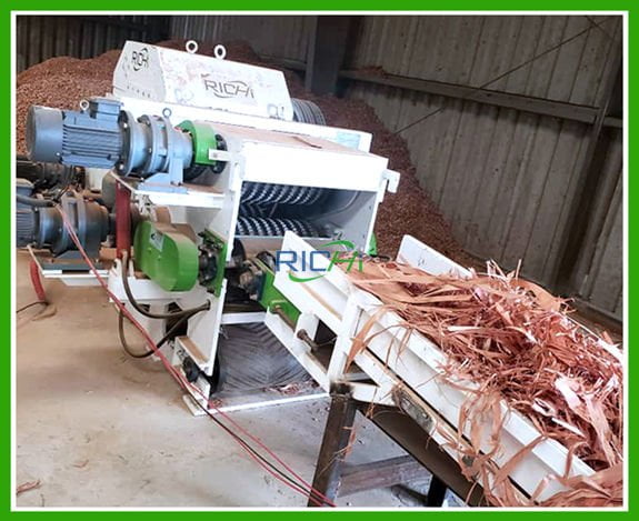 chipping system of wood pellet mill plant