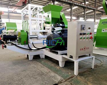 dry type small floating fish feed extruder machine