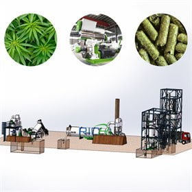 hay pellet plant