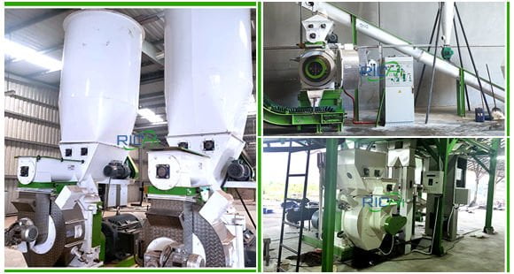 pelletizing system of wood pellet mill line