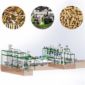 straw pellet plant