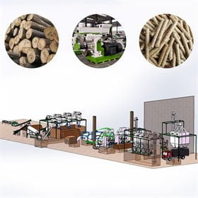 biomass fuel pellet plant