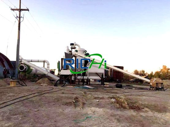 3-5TPH Chicken Manure Fertilzier Pellet Production Line In Thailand