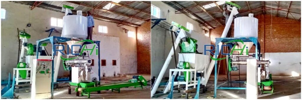 1-2tph poultry pellet feed plant feed plant for poultry