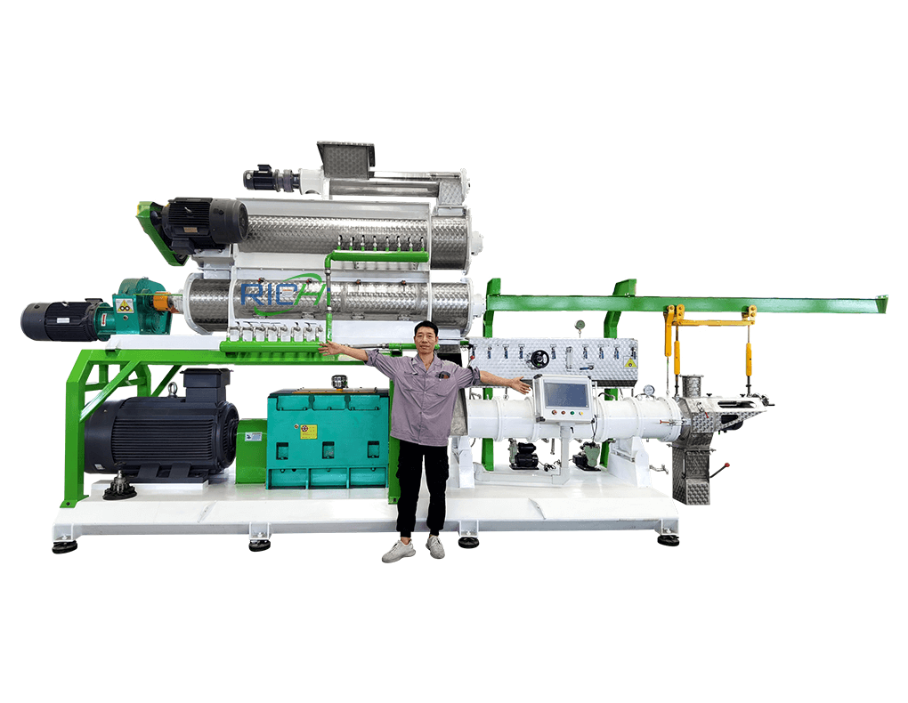 Экструдер для кормления рыб с плавающей запятой, 6-7 тонн в час, экструдер для корма для рыб