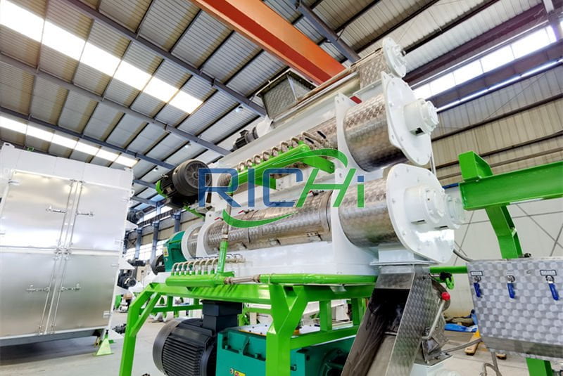 animal feed mill plant cattle feed plant twin screw extruder machine
