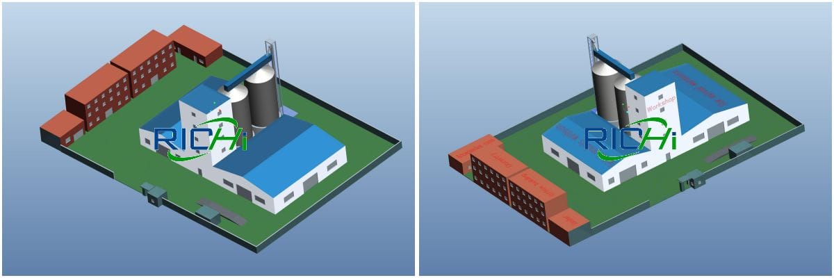 1.5-2tph floating fish feed processing line fish feed production