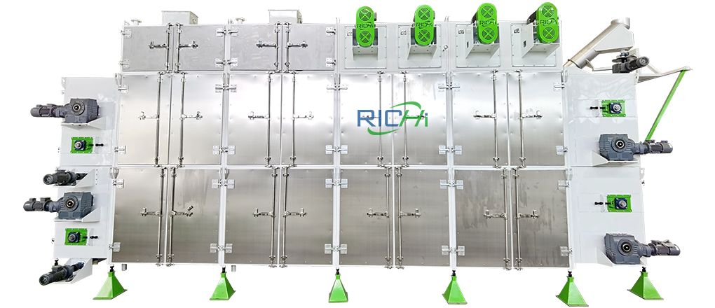 aqua fish feed plant drying system
