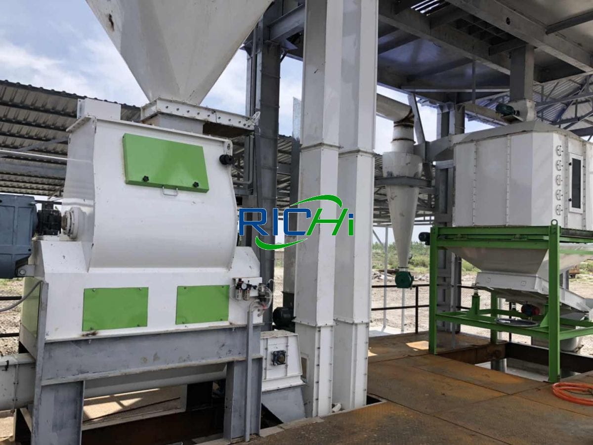 fish feed plant pellet cooler machine