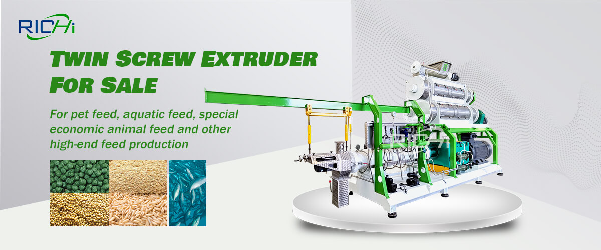 Extruded shrimp feed making machine