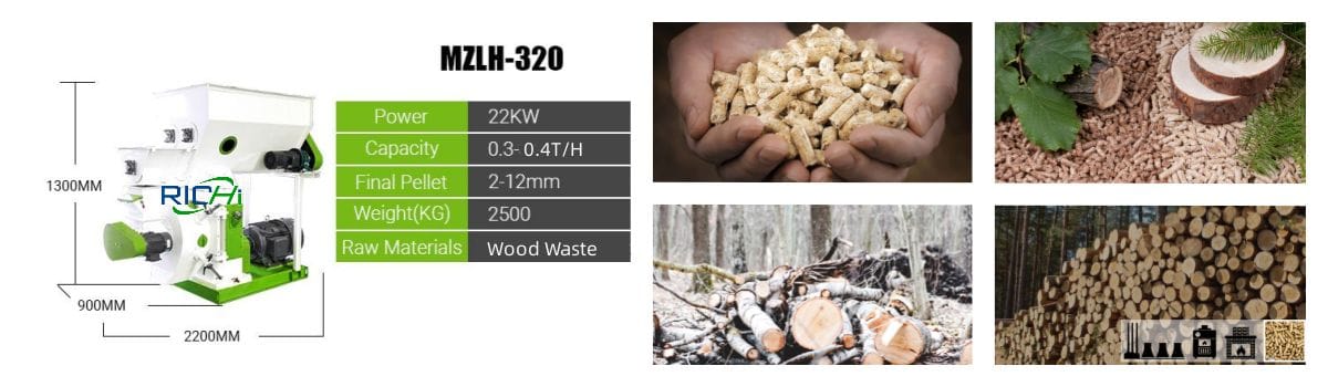 MZLH320 wood pellet machine for sale wood pellet making machines for sale