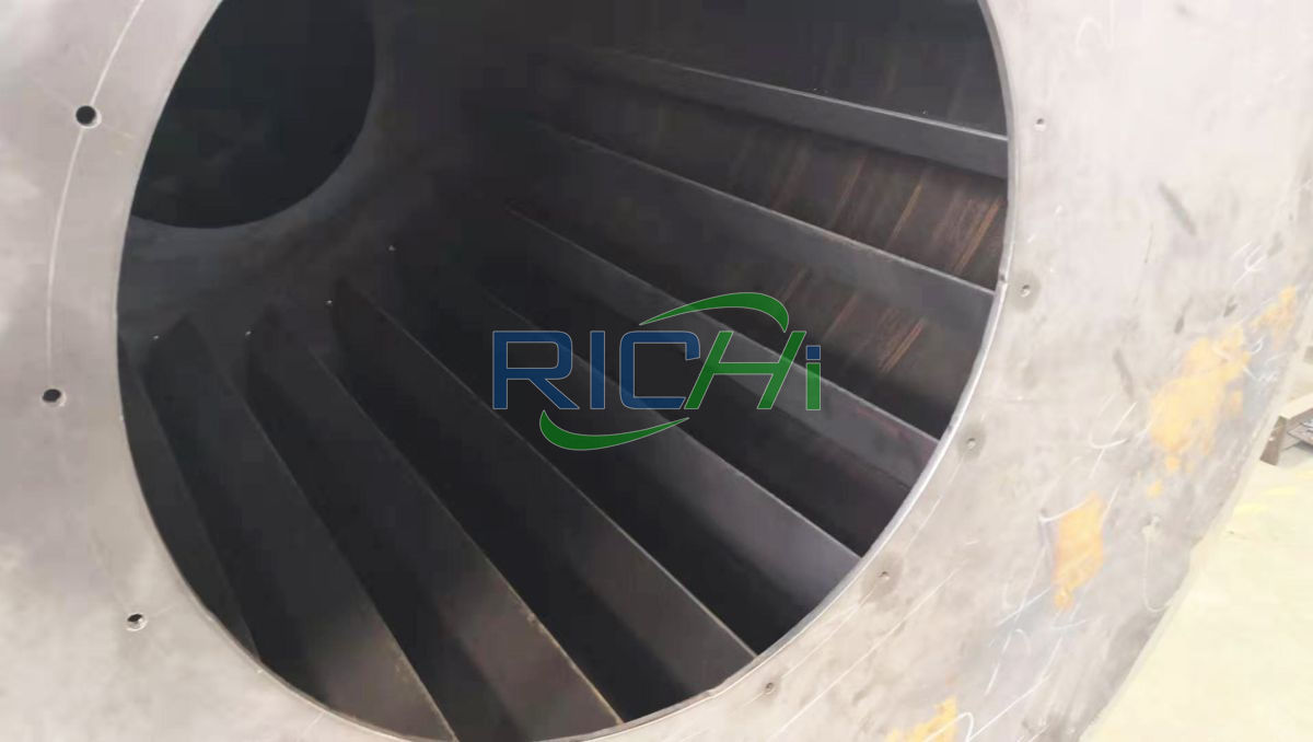 Structural features of straw dryer 20 tons