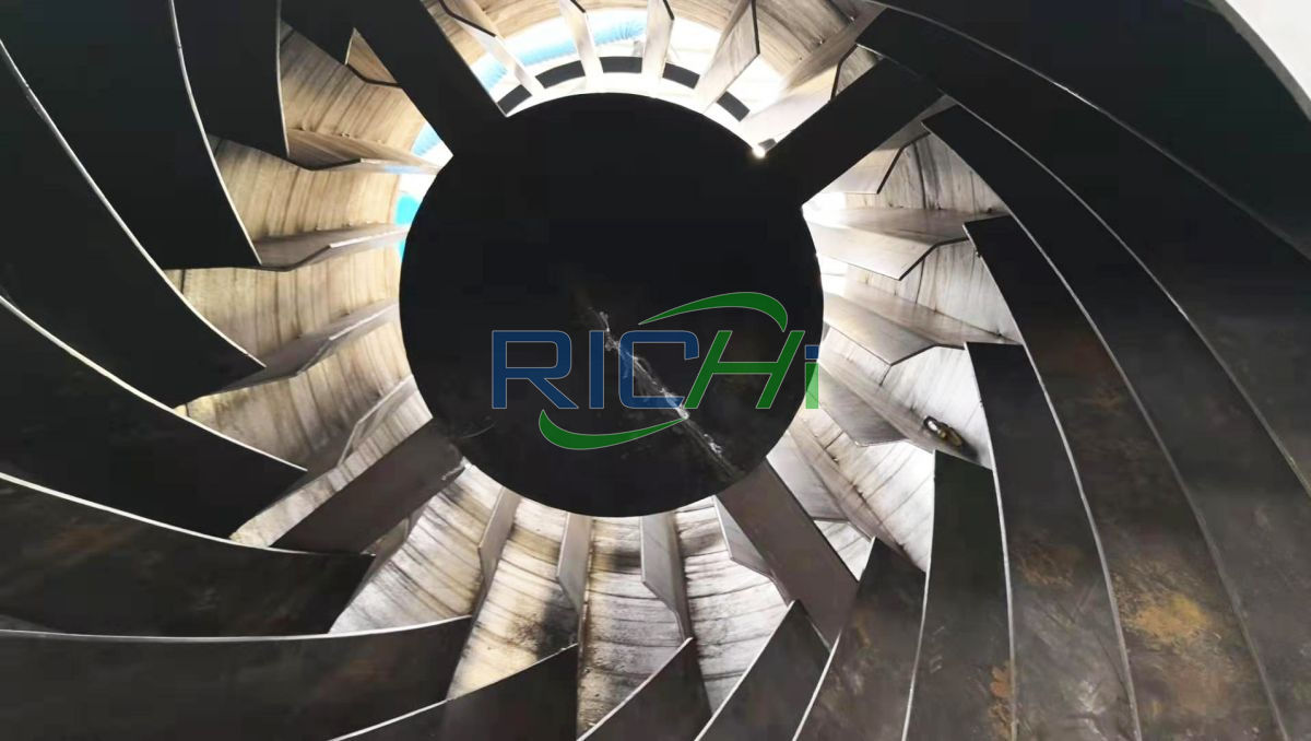 Structural features of straw dryer 5 tons