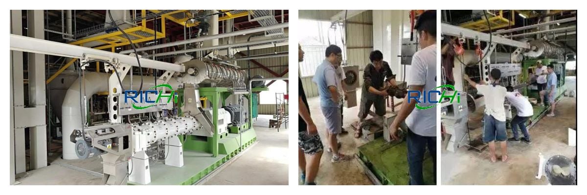 fish feed factory floating fish feed machine