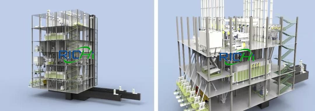 fish feed pellet plant design