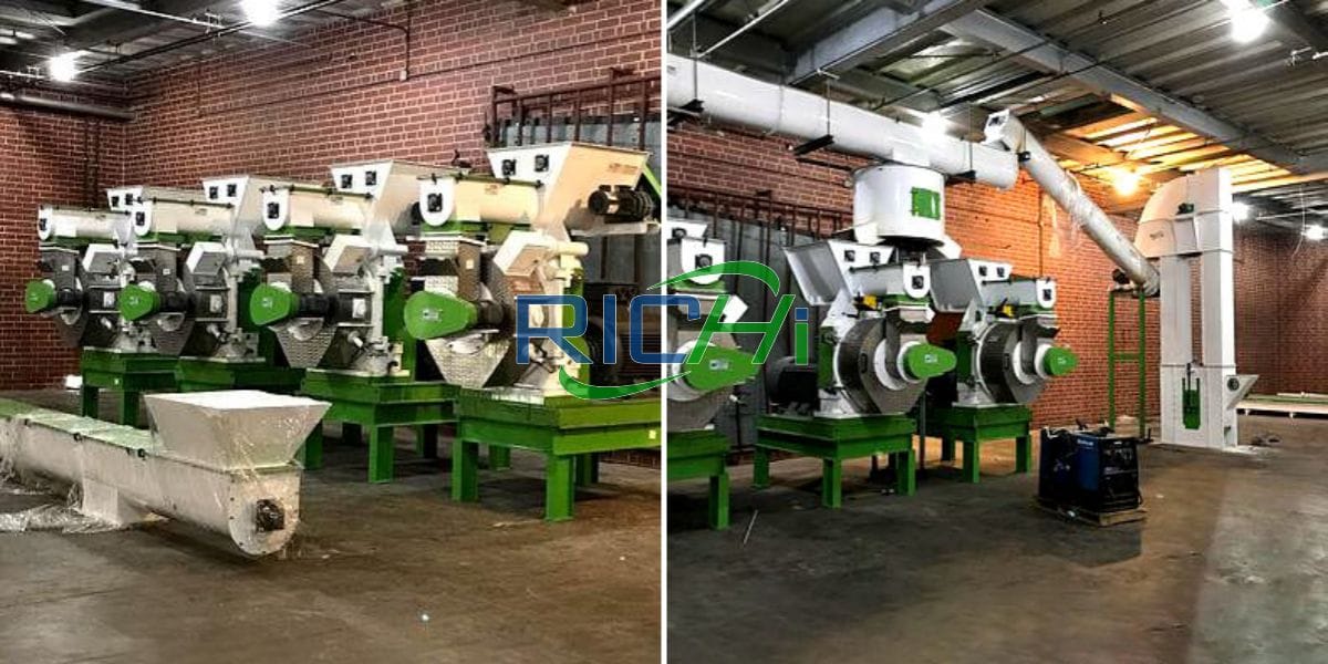 wood biomass pelleting plant machine for sale