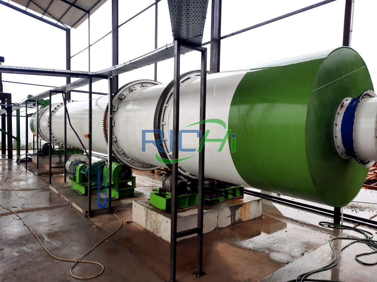 rotary dryer for biomass sawdust pellet plant