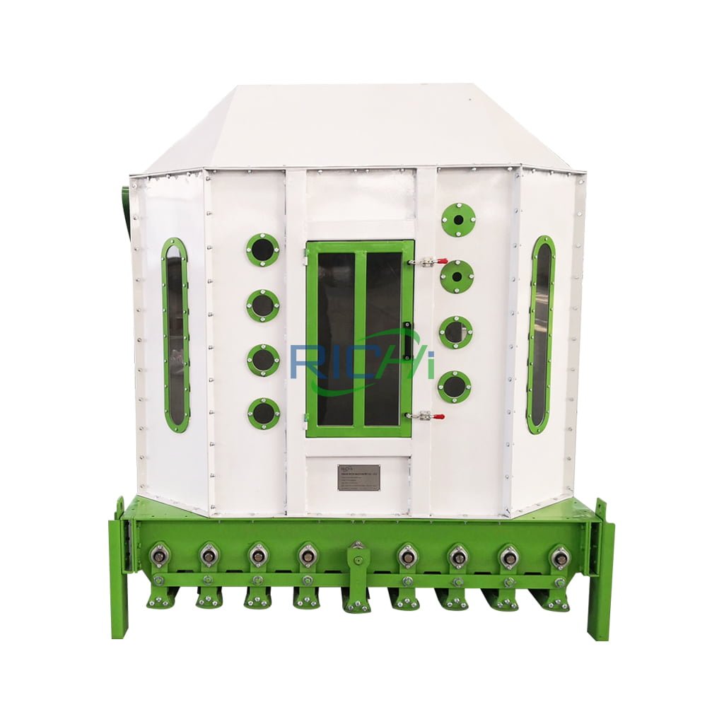 coco peat  pellet cooler machine for sale