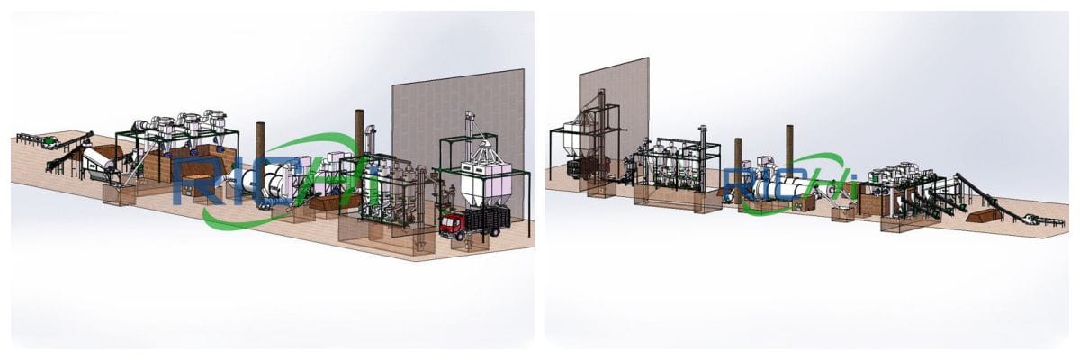 wood pellet plant layout kahl wood pelleting plants