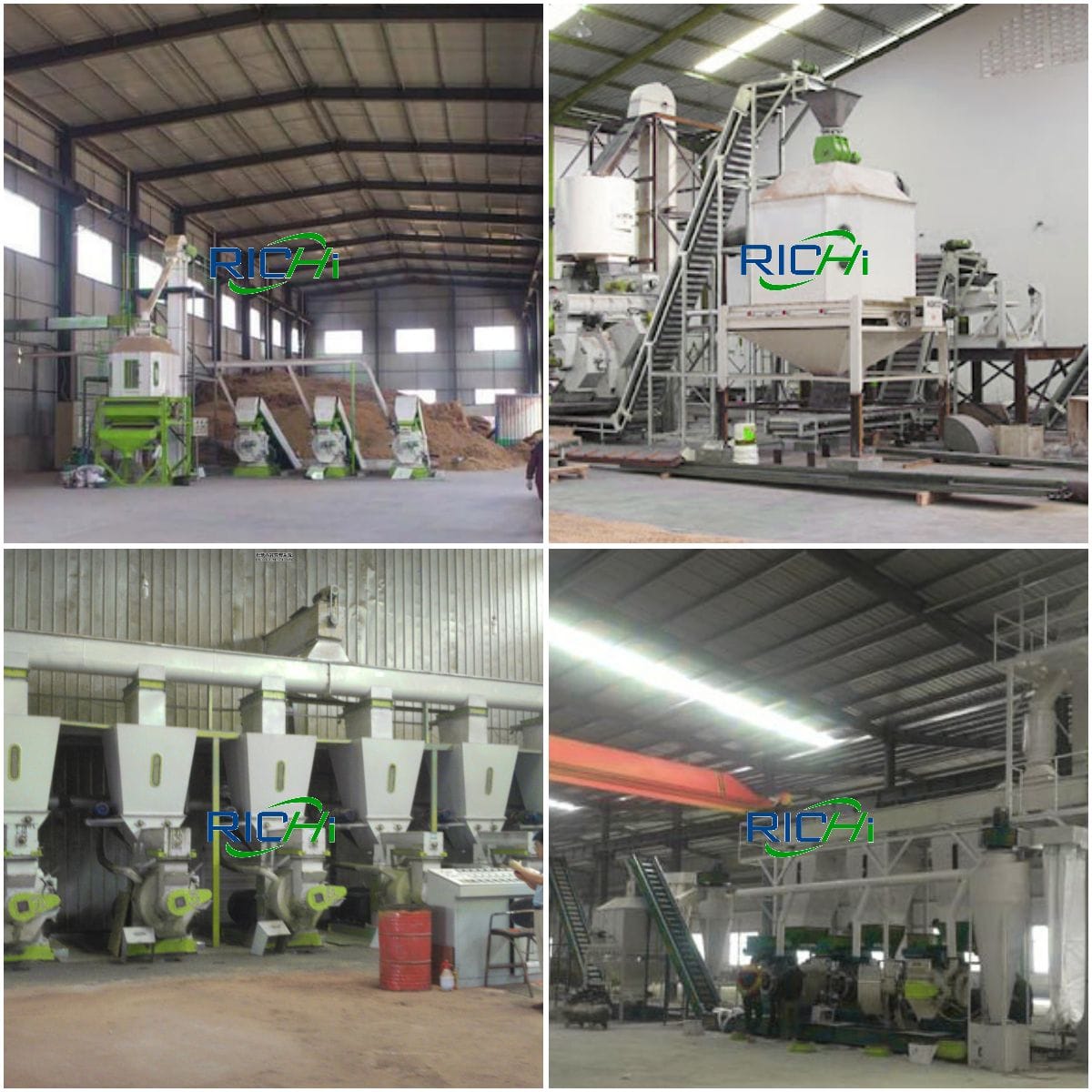 1-90 t/h straw pellet plant