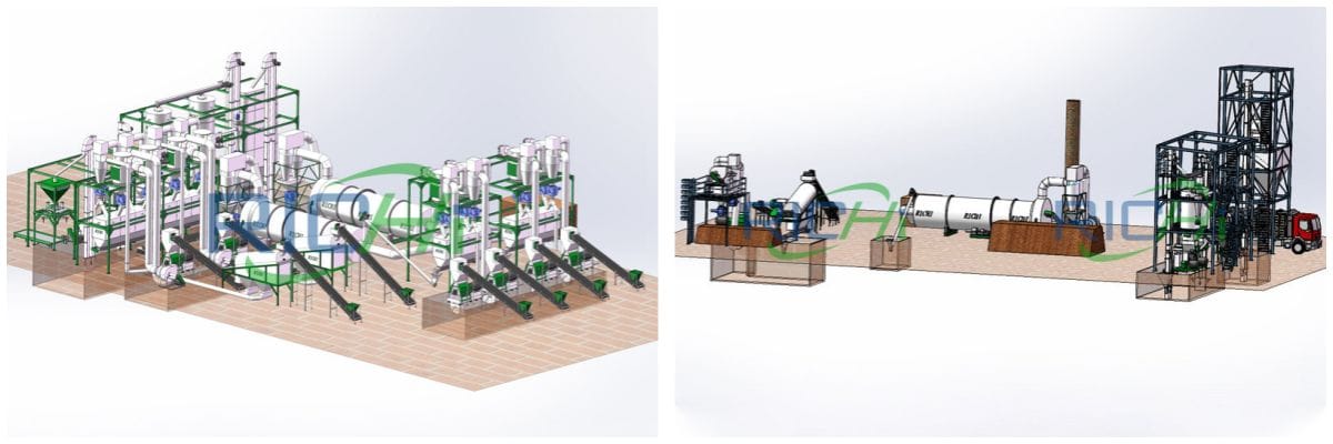 biomass pelleting plant design