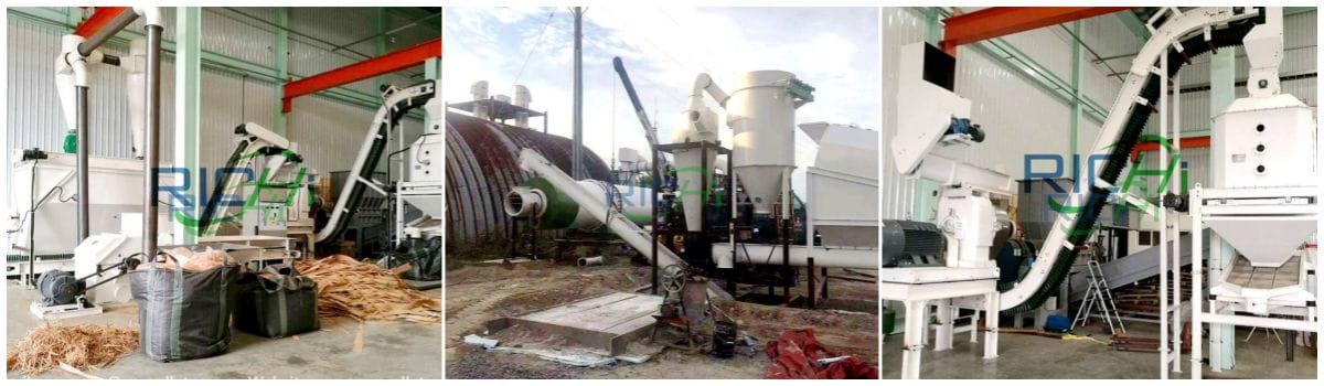 start biomass pellet production line