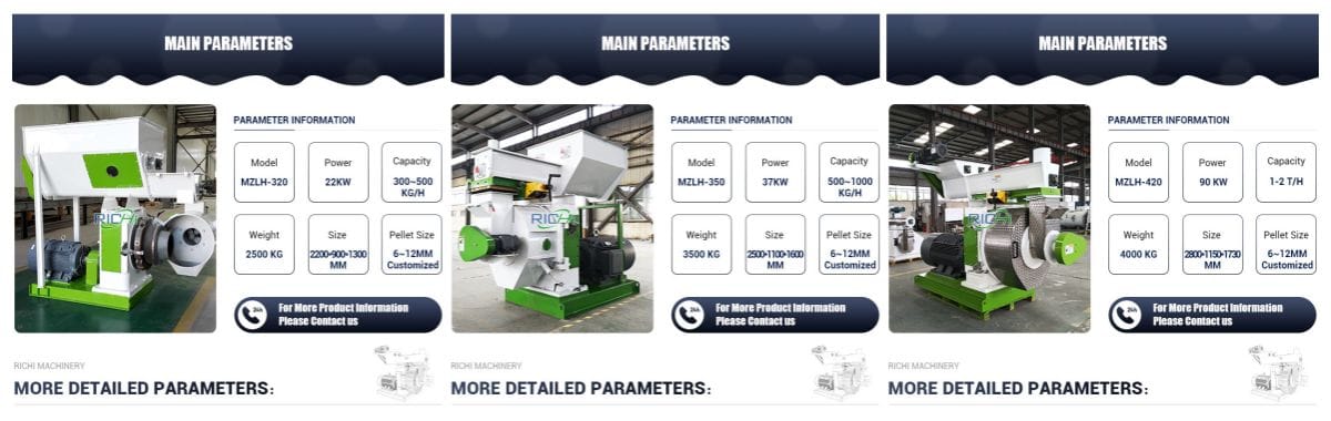 110kw ring die straw pellet machine for sale