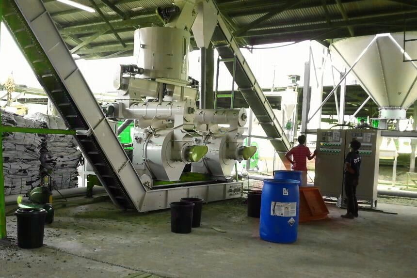 6-7tph wood pellet production plant