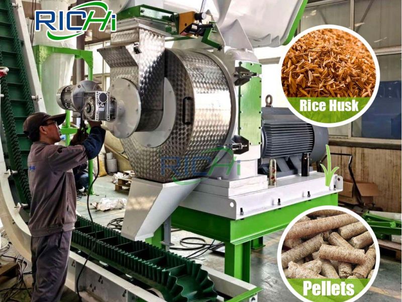 8 tons per hour rice pellet plant solution