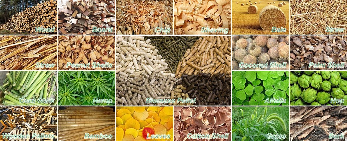 biomass wood materials