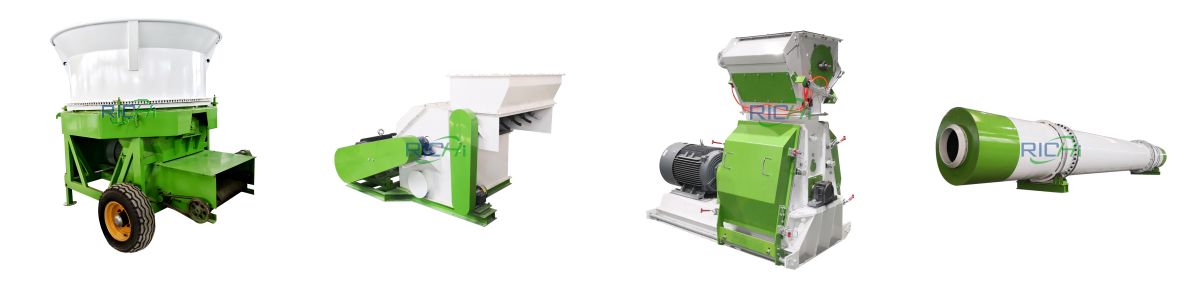 hot selling 110kw 1 ton per hour biomass straw pellet line machine