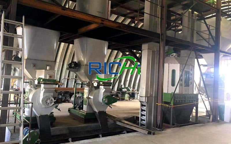 large capacity heavy duty wood pellet line