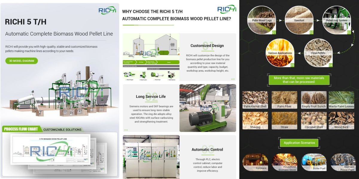 wood pellet processing plant design