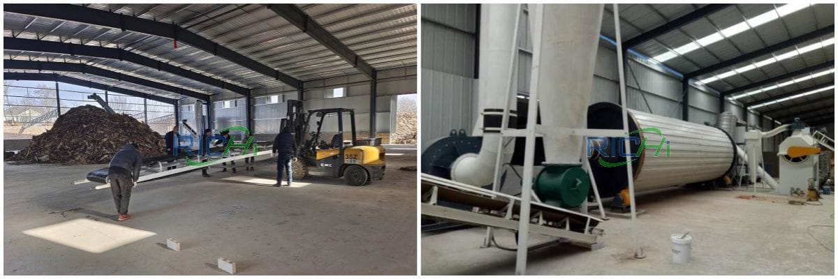 wood pellet production plant project