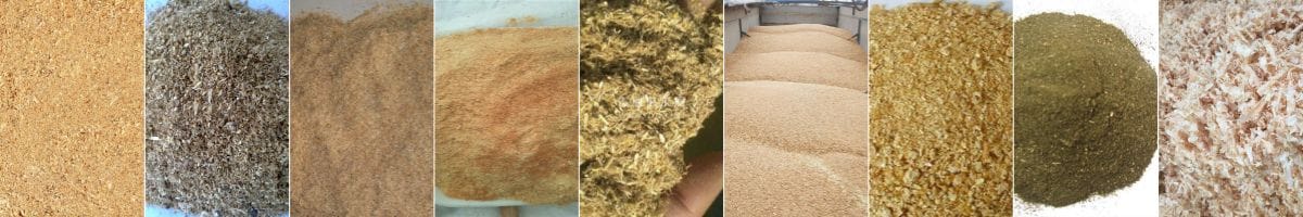 wood sawdust types