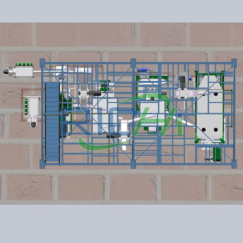 2-3 tons alfalfa pellet line design