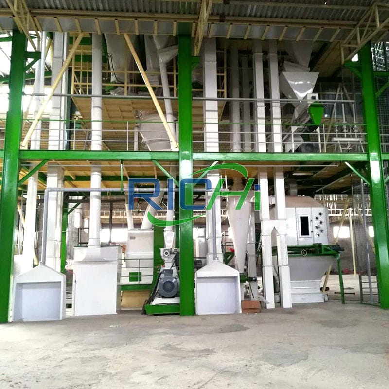 asia grass alfalfa pellet production line