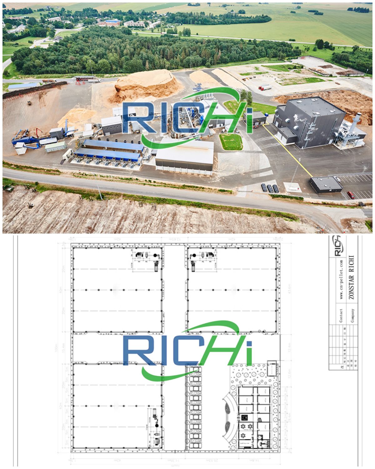 rice husk pellet production line 6 ton