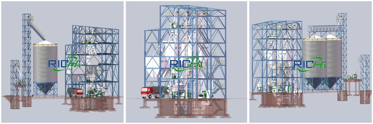 Проектирование завода по производству кормов для птицы производительностью 10 тонн в час