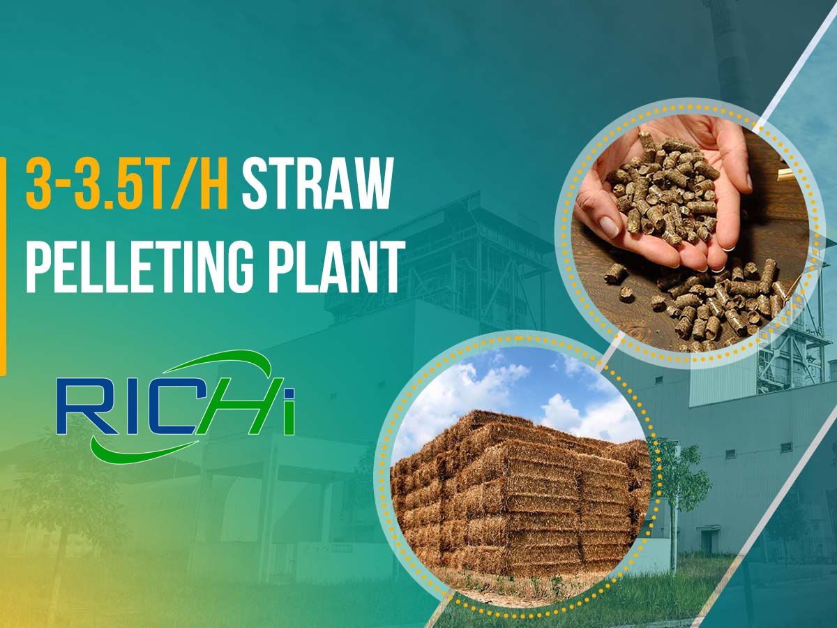 3-3.5TPH straw pelleting plant cost