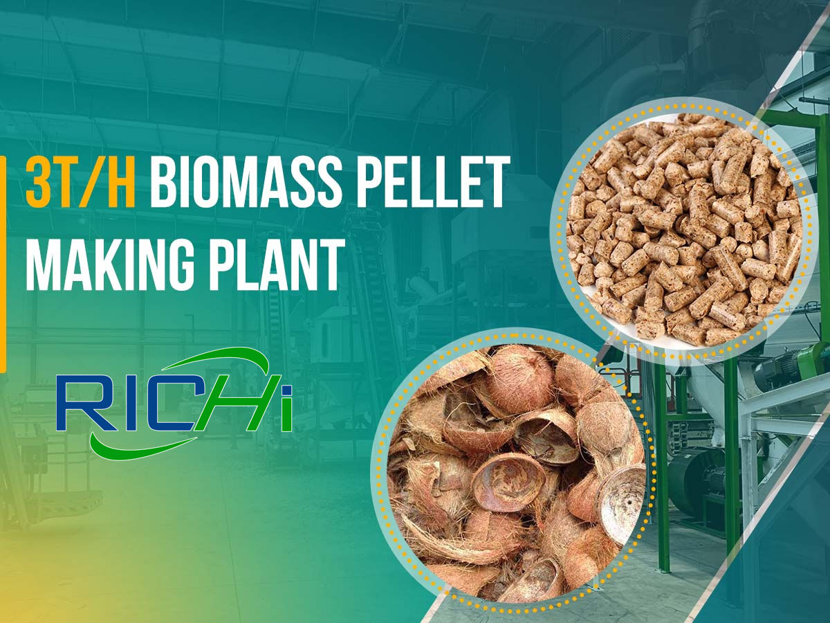 3TPH BIOMASS pellet making plant design